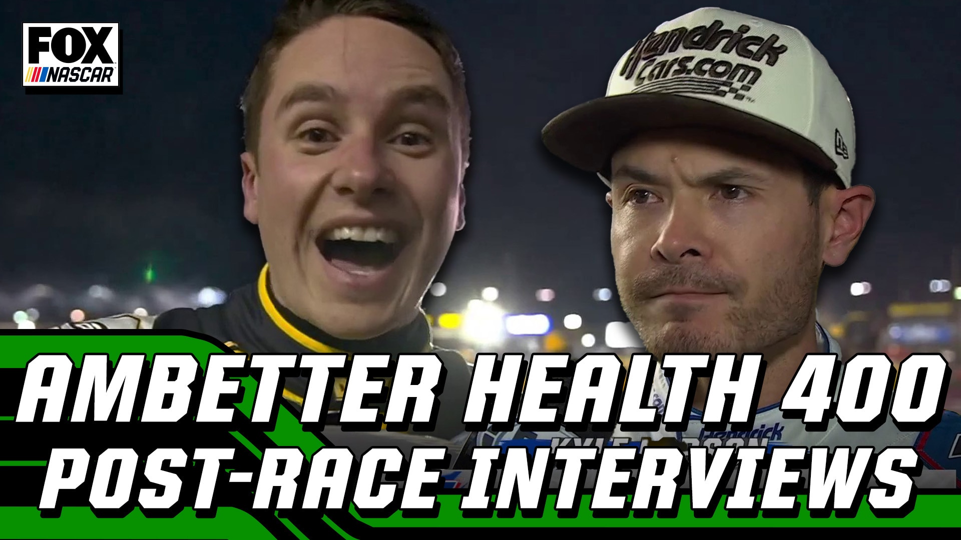 Ambetter Health 400: Christopher Bell, Kyle Larson & more post-race interviews | NASCAR on FOX