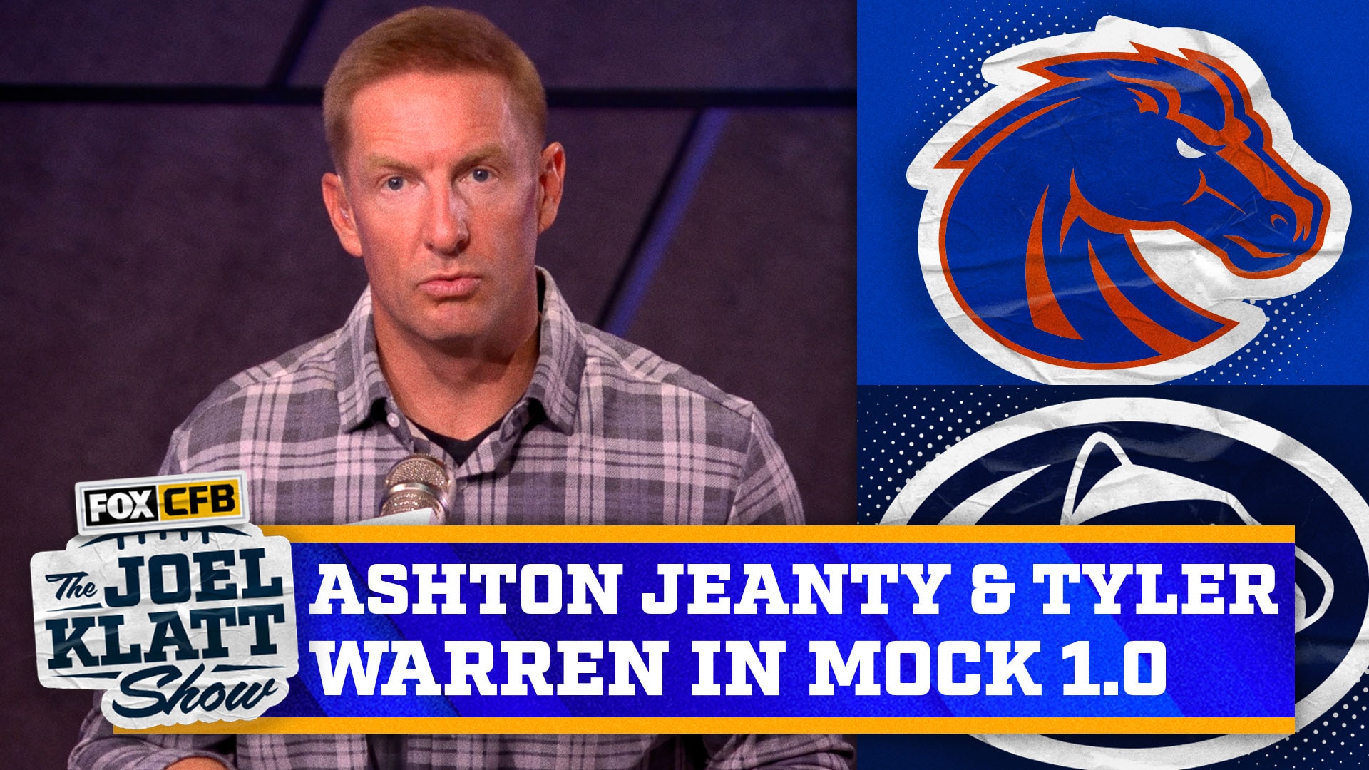 Ashton Jeanty & Tyler Warren in Joel Klatt's NFL Mock Draft 1.0 | Joel Klatt Show