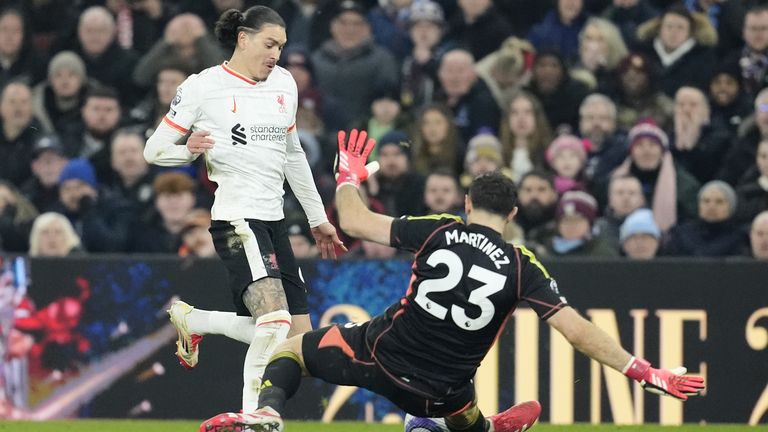 Aston Villa 2-2 Liverpool: Trent Alexander-Arnold's second-half goal earns Premier League leaders a point