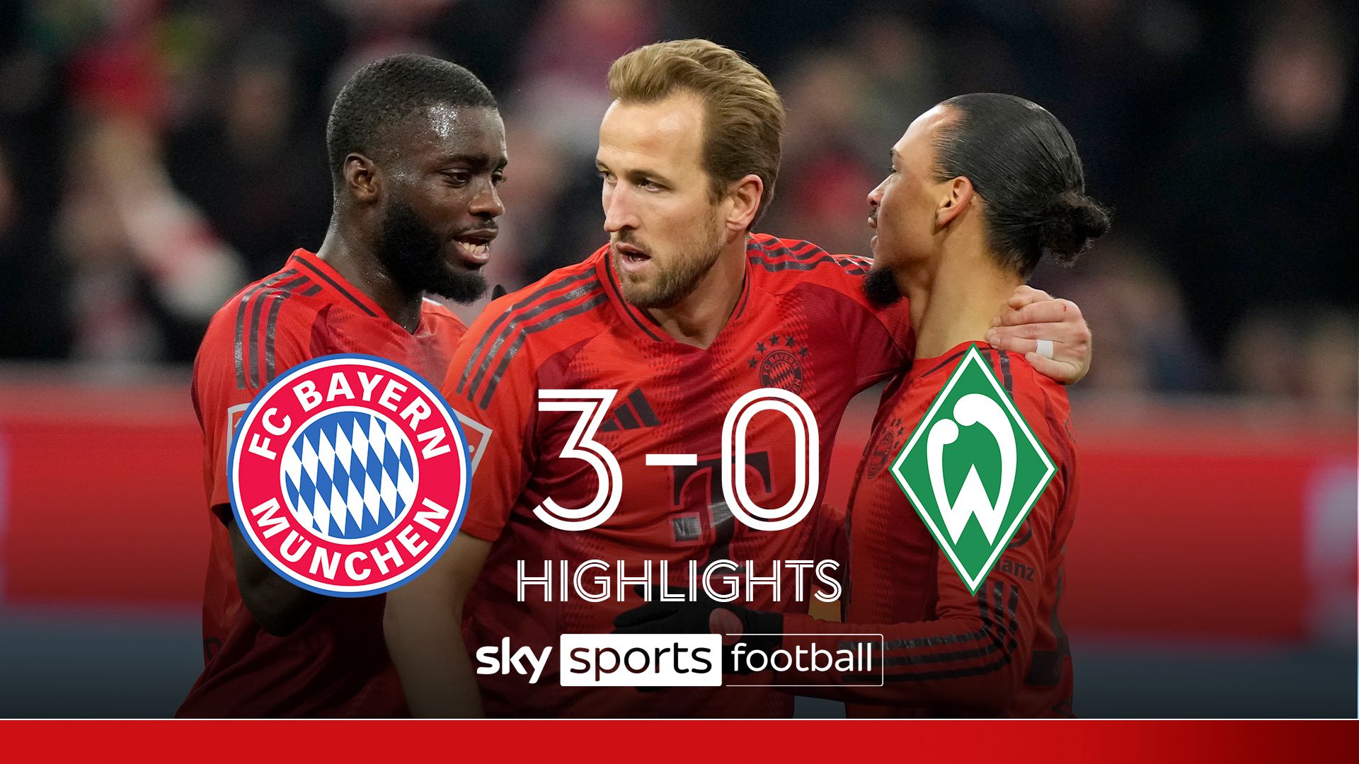 Bayern Munich 3-0 Werder Bremen | Bundesliga Highlights