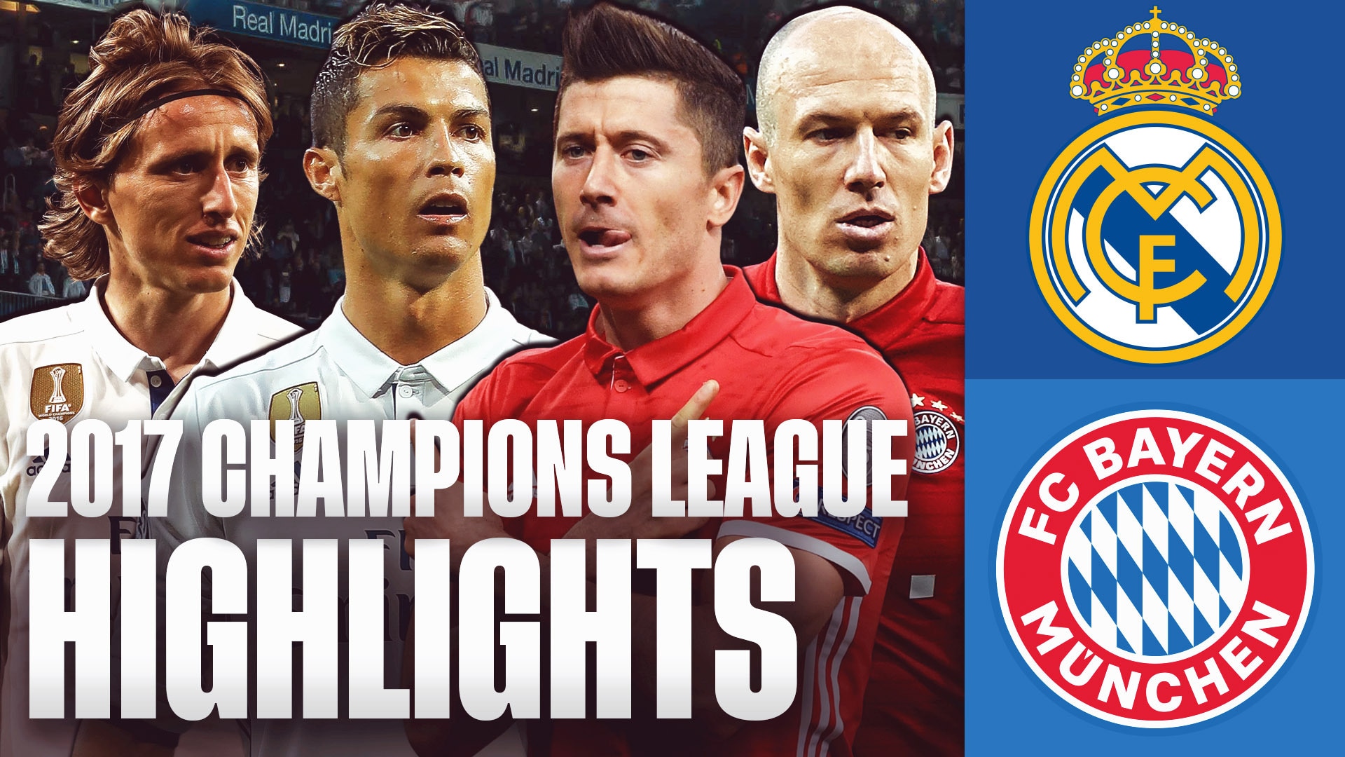 Bayern Munich vs Real Madrid 2017 UEFA Champions League Quarterfinals highlights | FOX Soccer