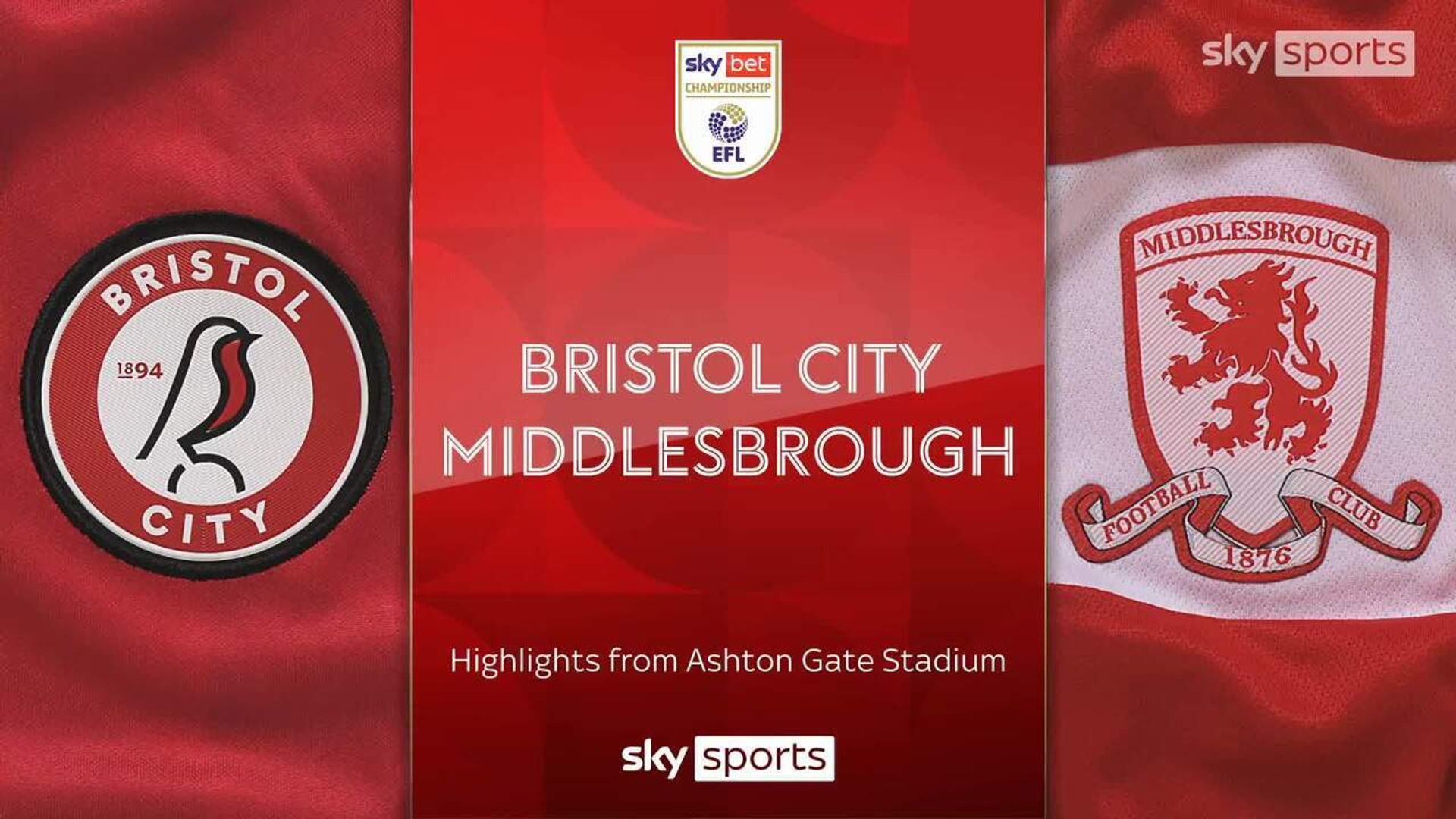 Bristol City 2-1 Middlesbrough | Championship highlights