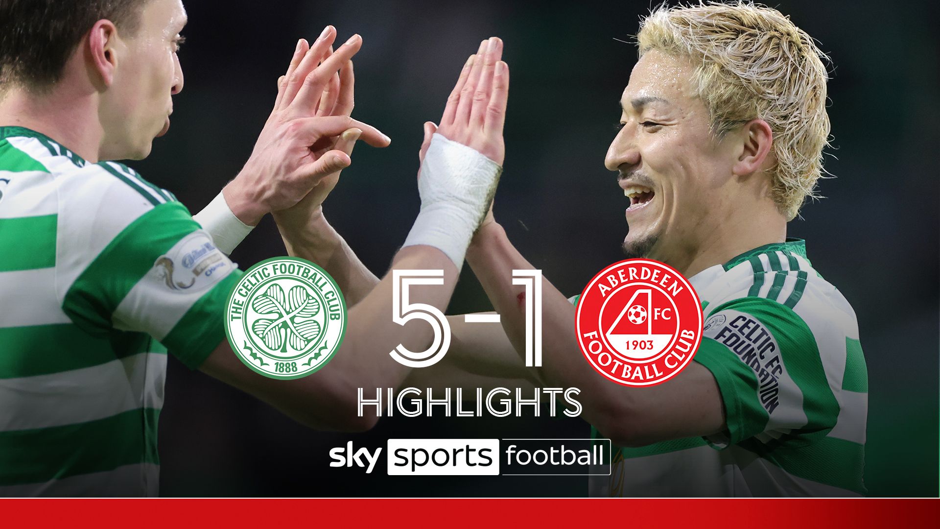 Celtic 5-1 Aberdeen | Scottish Premiership Highlights