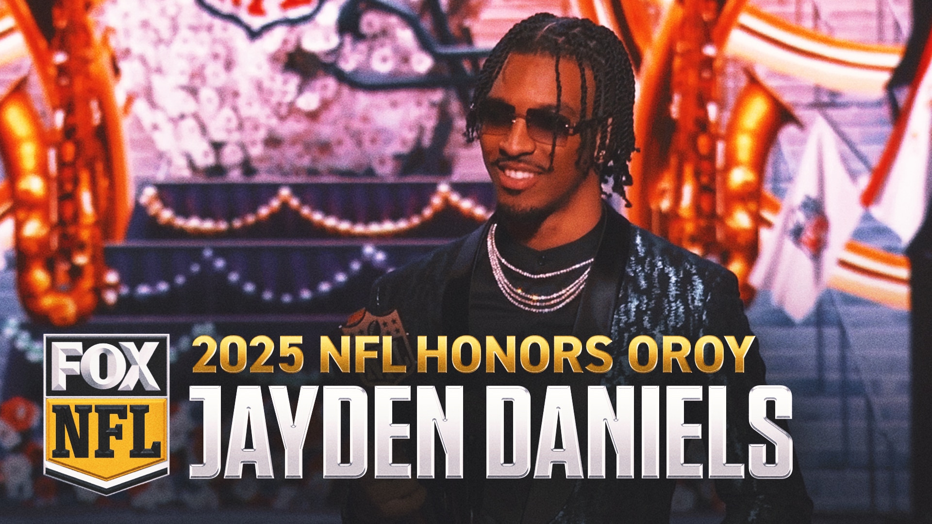 Commanders QB Jayden Daniels wins Offensive Rookie of the Year | 2025 NFL Honors