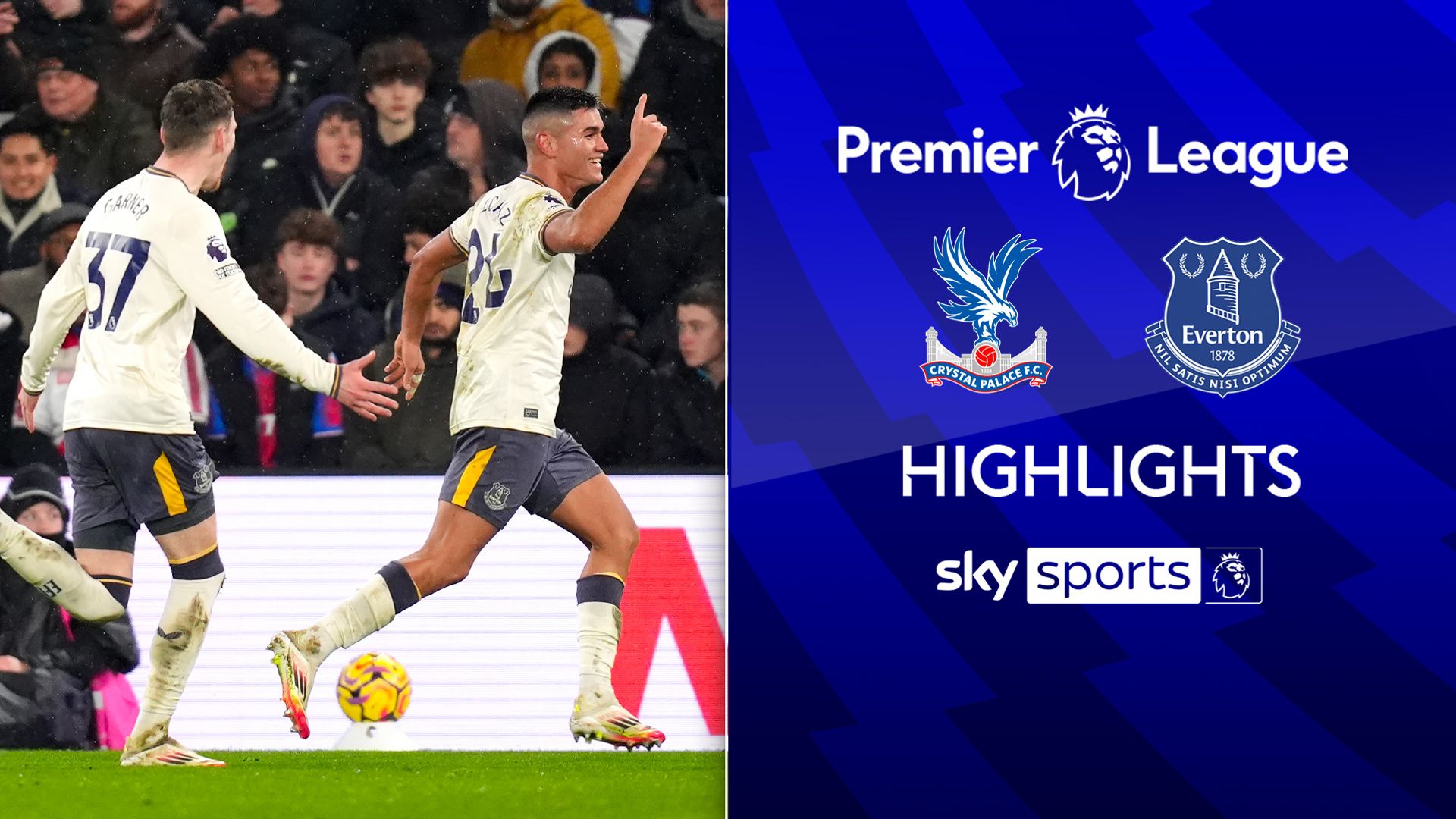 Crystal Palace 1-2 Everton | Premier League highlights