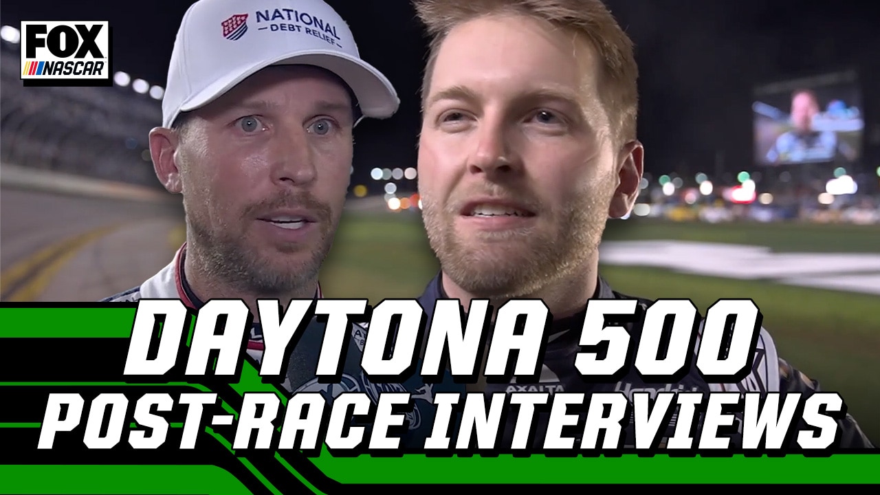 Daytona 500: William Byron, Denny Hamlin & more post-race interviews | NASCAR on FOX