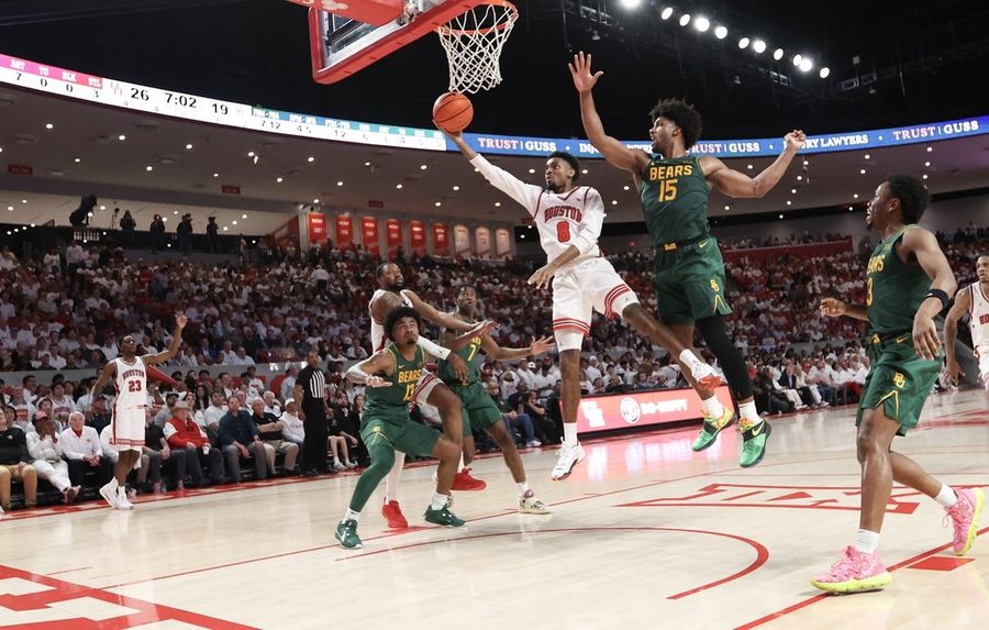 Deadspin | L.J. Cryer, Milos Uzan carry No. 6 Houston past Baylor