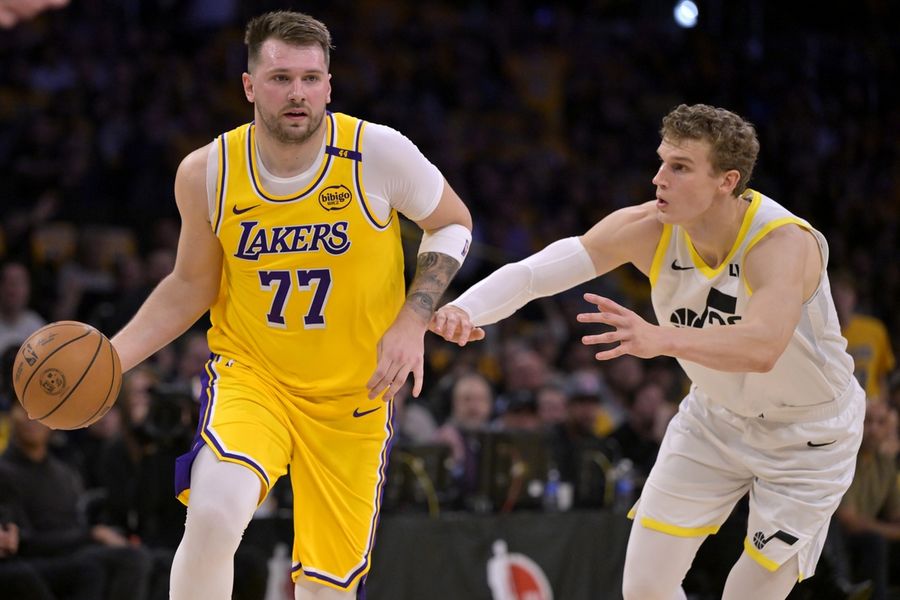 Deadspin | Luka Doncic makes quiet debut as Lakers sail past Jazz