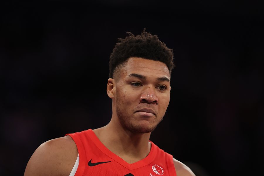 Deadspin | Raptors rookie Ulrich Chomche (knee) out for season