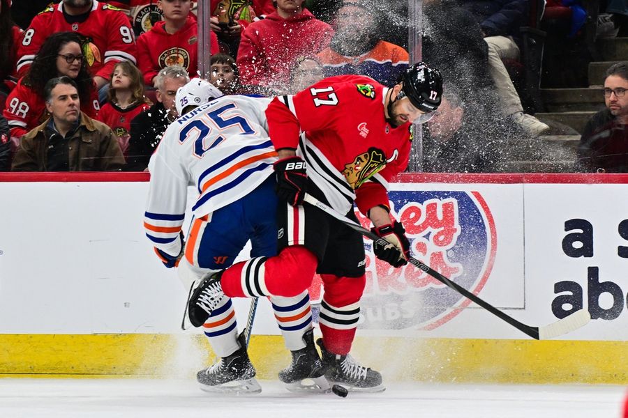 Deadspin | Zach Hyman's OT winner lifts Oilers over Blackhawks