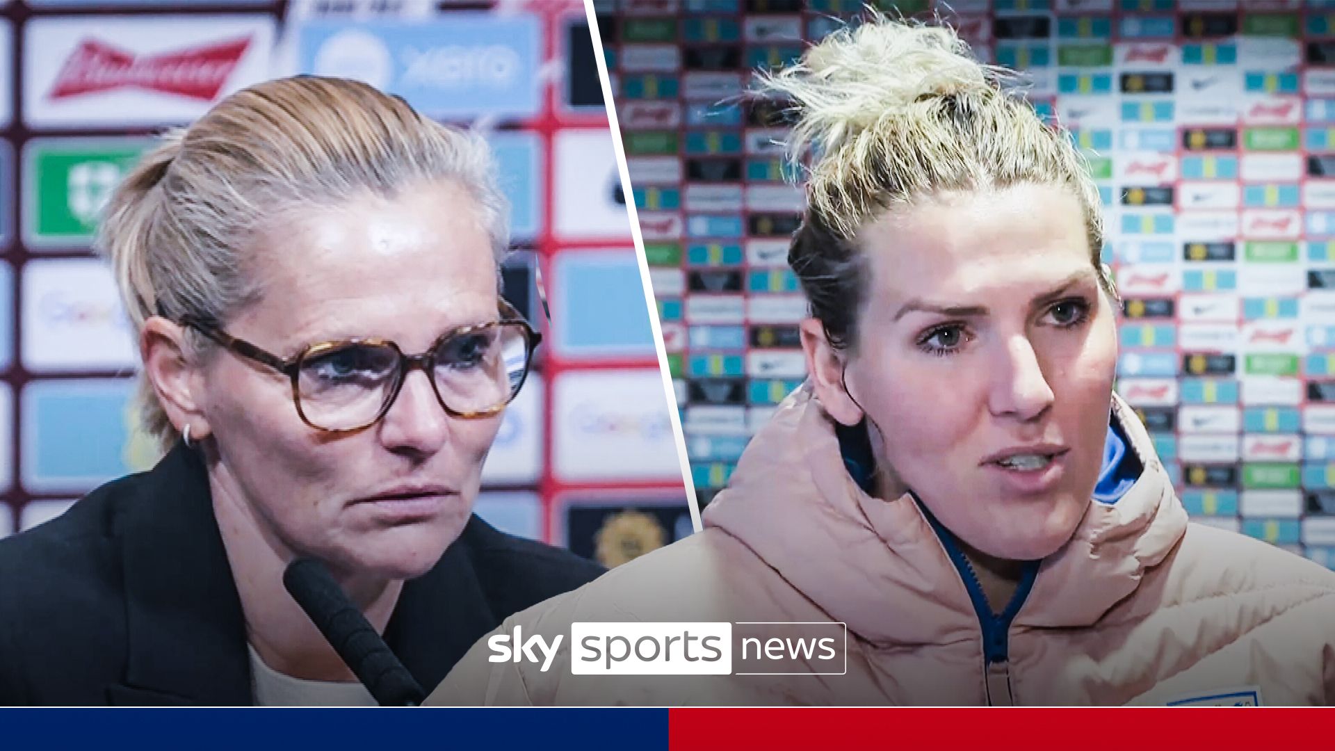 England 1-0 Spain | Sarina Wiegman and Millie Bright hail importance of win