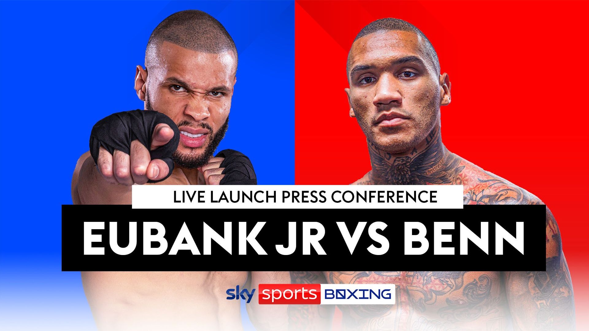 Eubank vs Benn: Watch a free live stream of the press conference as the British rivals go head to head in Manchester