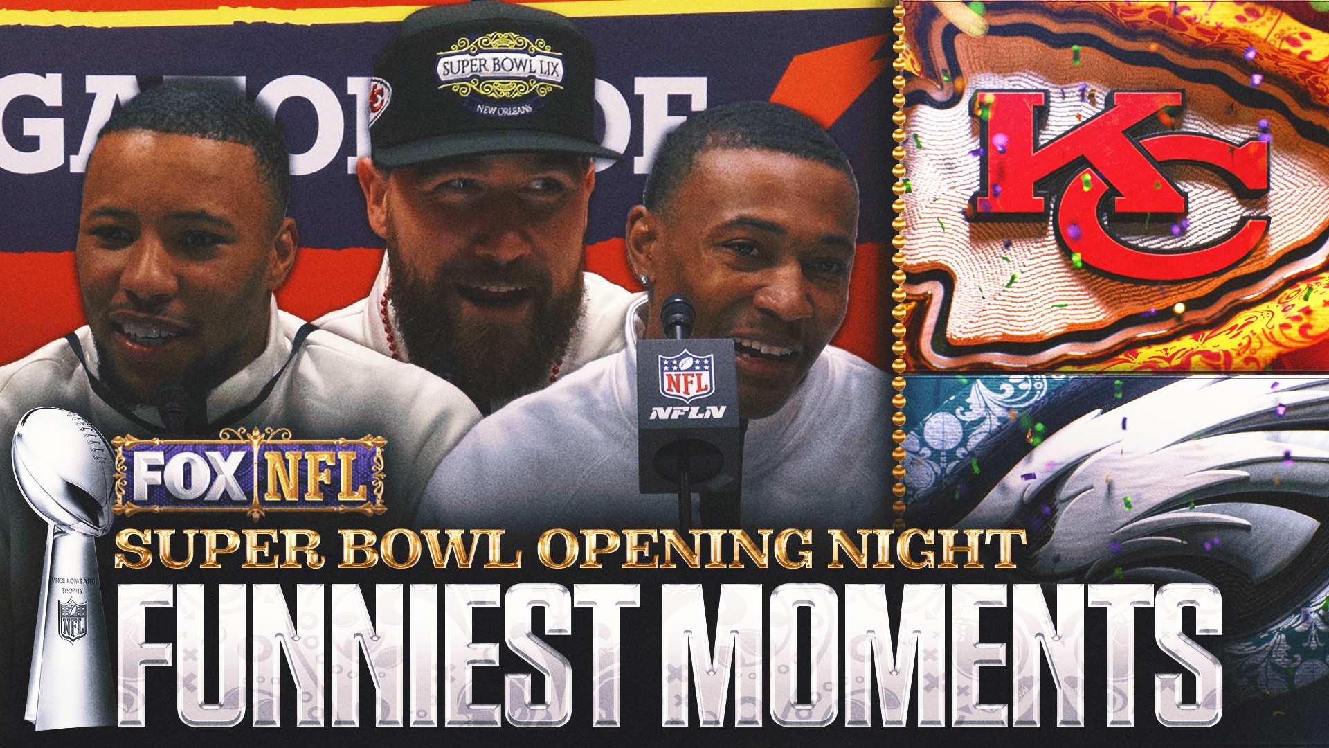 Funniest Moments of Super Bowl LIX Opening Night | NFL on FOX