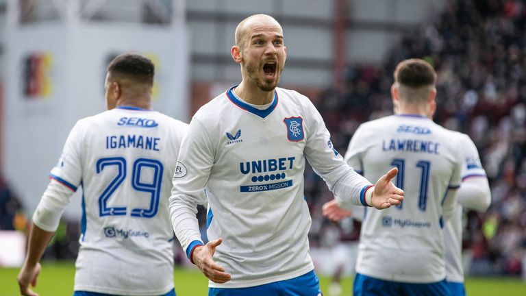 Hearts 1-3 Rangers: Jamie McCart scores two own goals as Philippe Clement's side return to winning ways