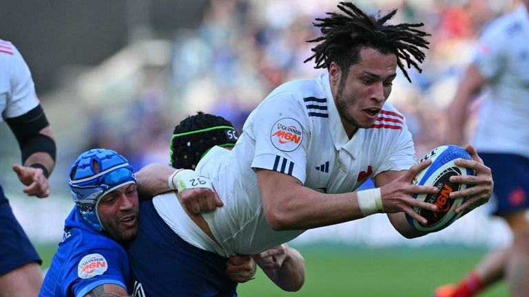 Italy 24-73 France: Les Bleus gets Six Nations titles ambitions back on track after record victory