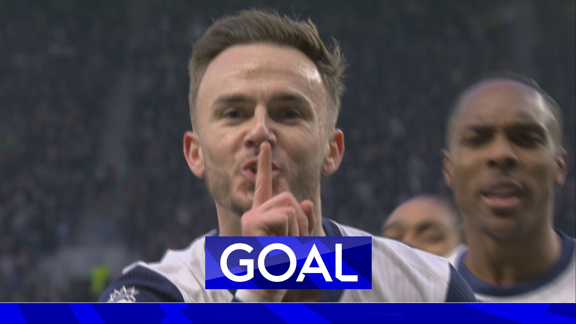 James Maddison gives Spurs the lead against Man Utd!