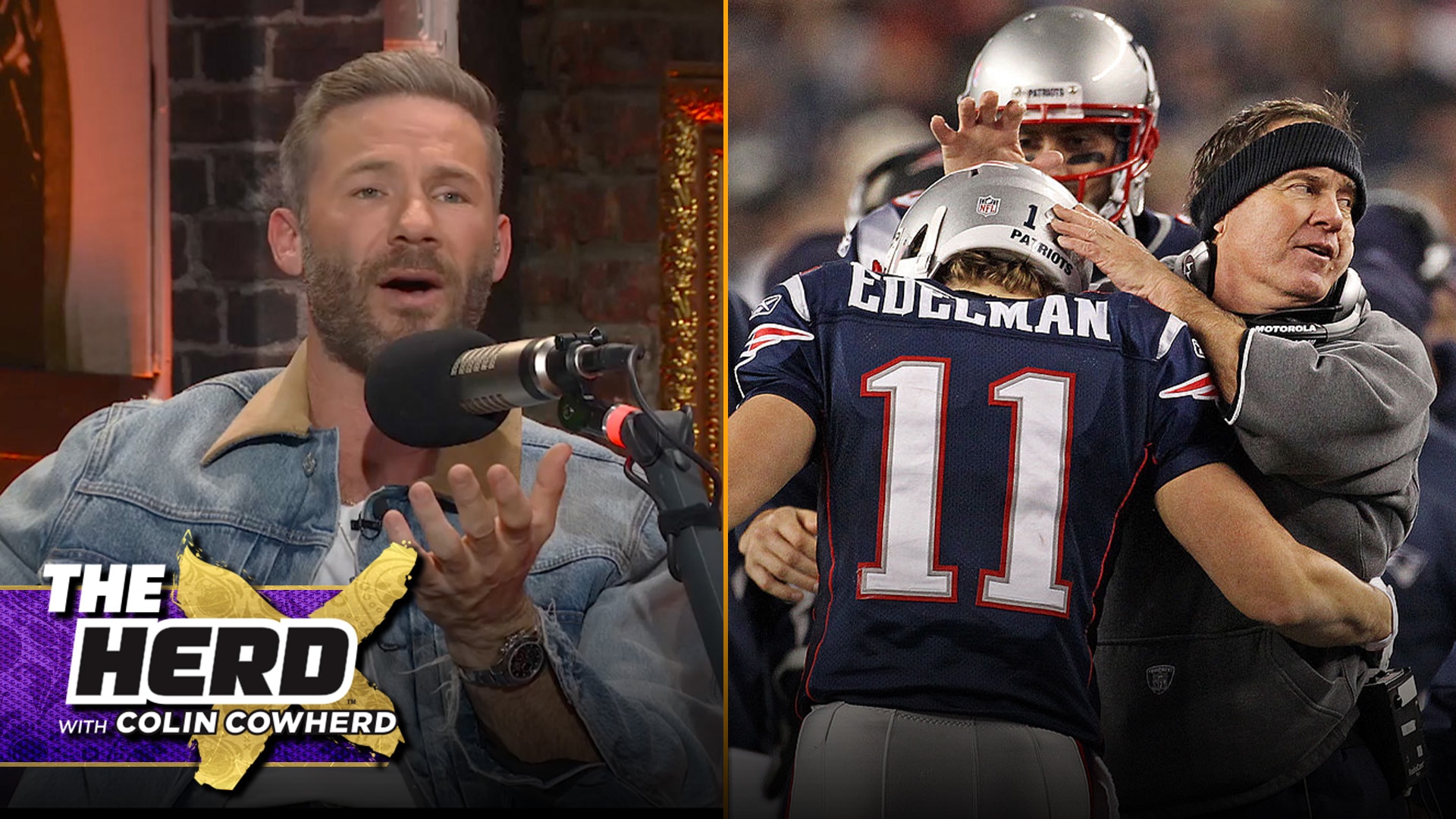 Julian Edelman talks 1st Super Bowl, Bill Belichick's most notable pregame speech | The Herd