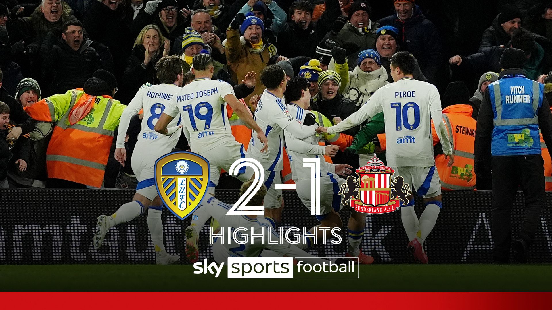 Leeds 2-1 Sunderland | Championship highlights