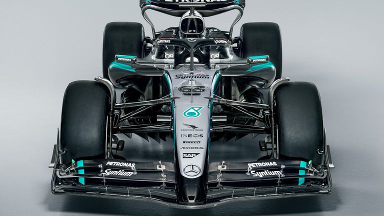 Mercedes W16: Silver Arrows reveal 2025 Formula 1 challenger ahead of pre-season testing in Bahrain