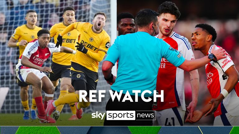 Myles Lewis-Skelly red card: Howard Webb believes Arsenal defender's sending off at Wolves was wrong but defends referee Michael Oliver