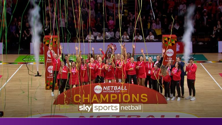 Netball Nations Cup 2025: England claim first tournament triumph after final win over South Africa