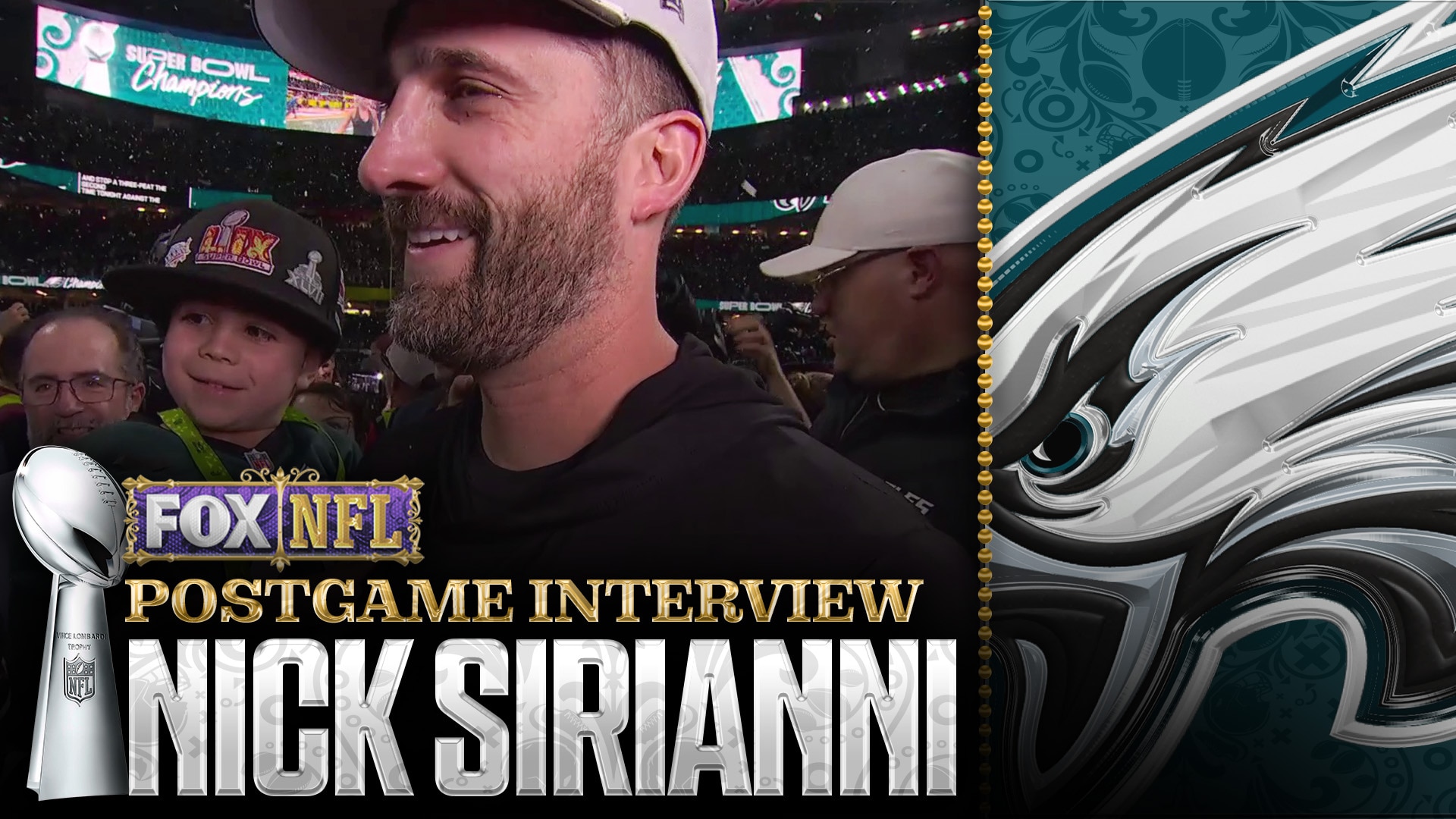 Nick Sirianni gets emotional after Eagles defeat Chiefs in Super Bowl: 'God's blessed us'