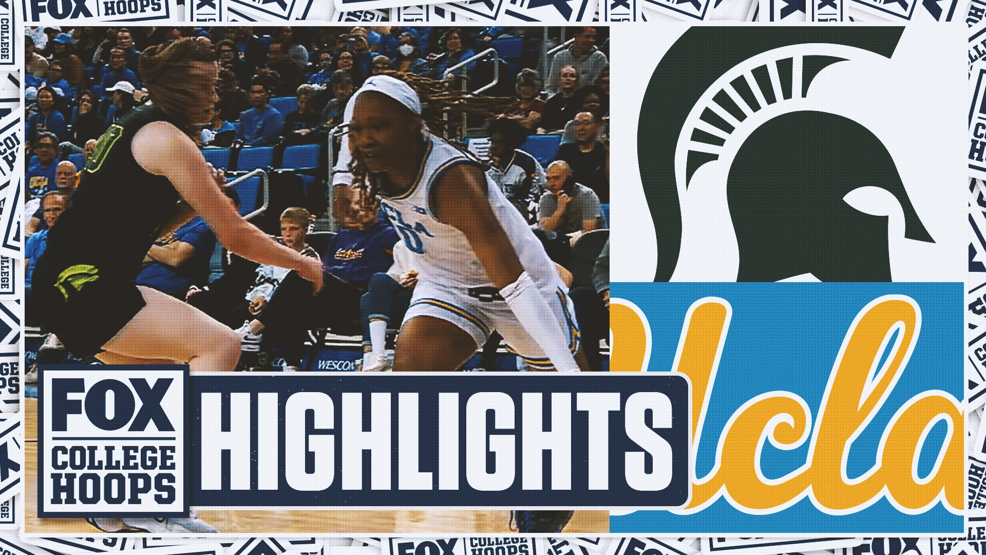 No. 22 Michigan State Spartans vs. No. 1 UCLA Bruins Highlights | FOX College Hoops