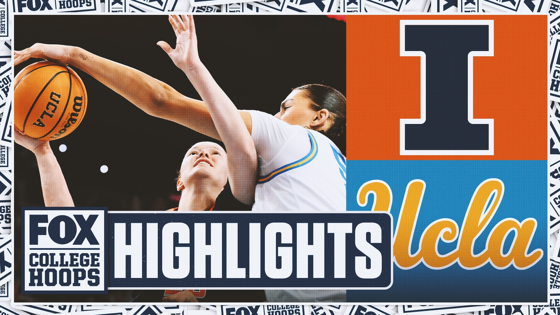 No. 25 Illinois Fighting Illini vs. No. 3 UCLA Bruins Highlights | FOX College Hoops