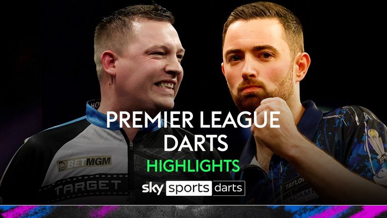 Premier League Darts 2025: Luke Humphries breezes to opening-night win in Belfast as Michael van Gerwen beats Luke Littler in classic