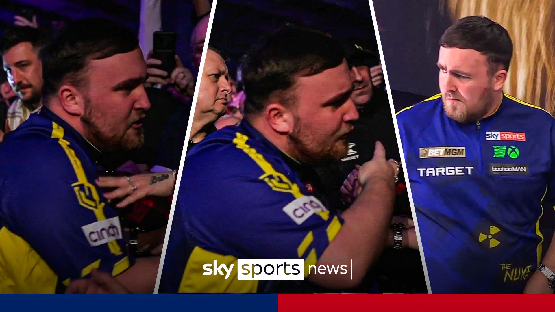 Premier League Darts 2025: Luke Littler FUMES at fan after incident with his mum during walk-on!