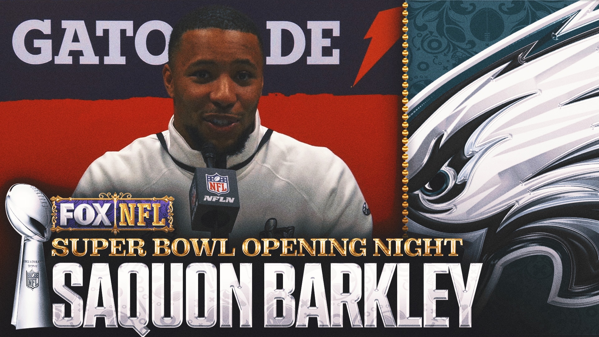 Saquon Barkley's best moments during Super Bowl LIX Opening Night | NFL on FOX