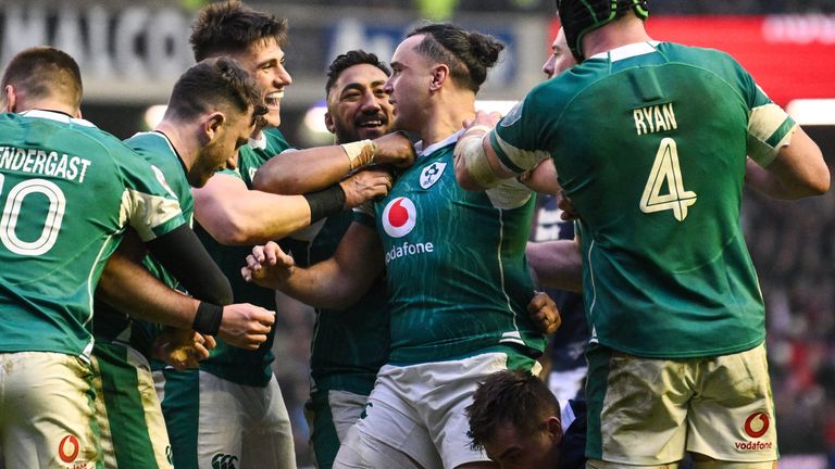 Scotland 18-32 Ireland: Six Nations champions produce statement bonus-point victory at Murrayfield