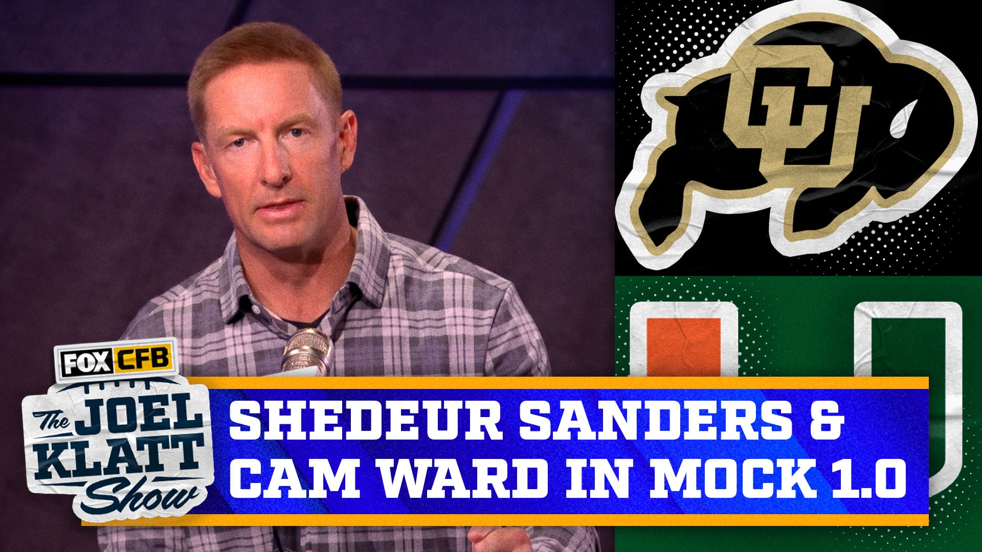 Shedeur Sanders, Cam Ward & Travis Hunter in Joel Klatt's NFL Mock Draft 1.0 | Joel Klatt Show