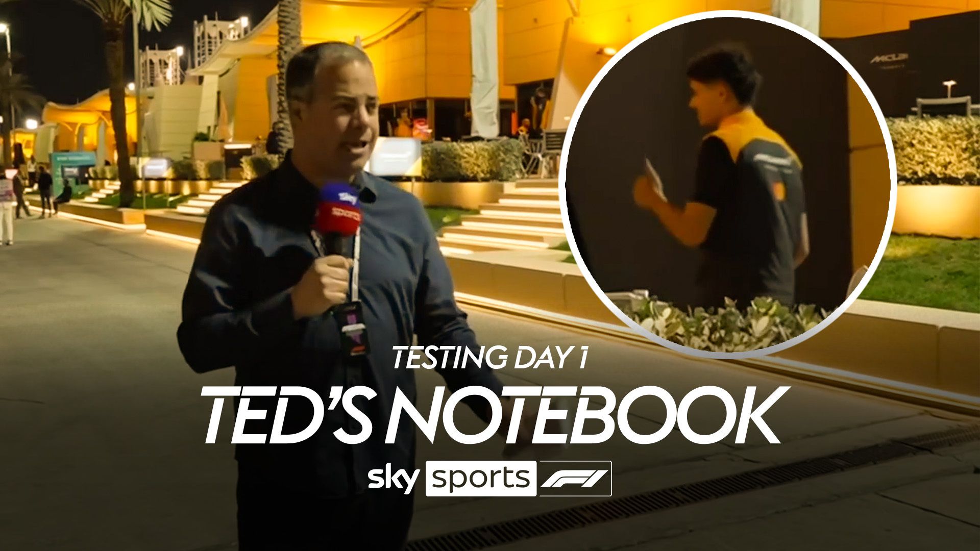 Ted's Notebook: Bahrain testing Day 1