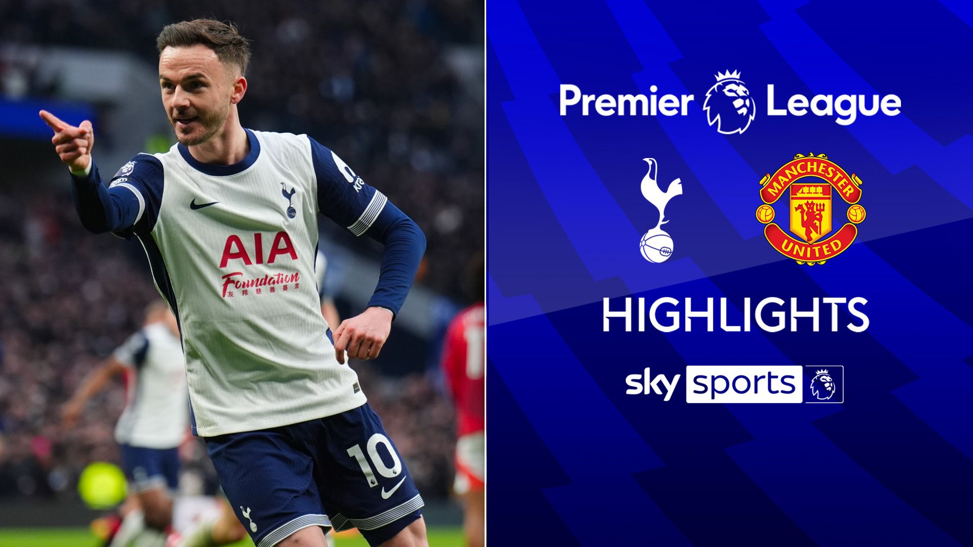 Tottenham Hotspur 1-0 Manchester United | Premier League highlights