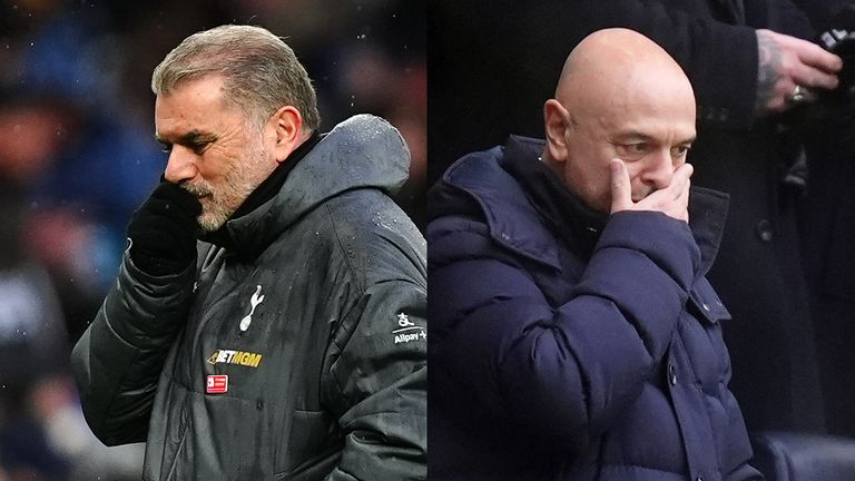 Tottenham's players are hiding behind Ange Postecoglou and Daniel Levy, according to Paul Merson