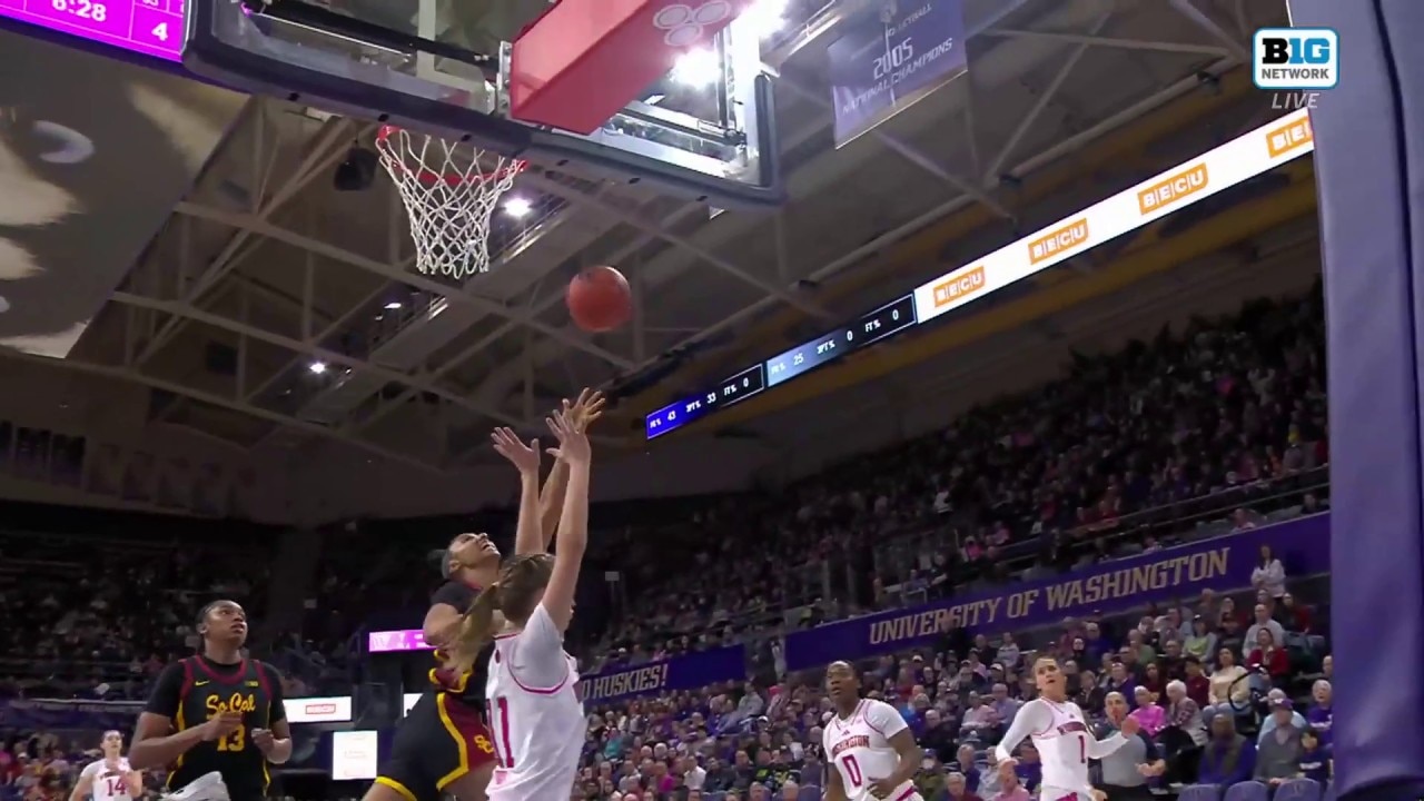 USC's JuJu Watkins makes a driving layup against Washington