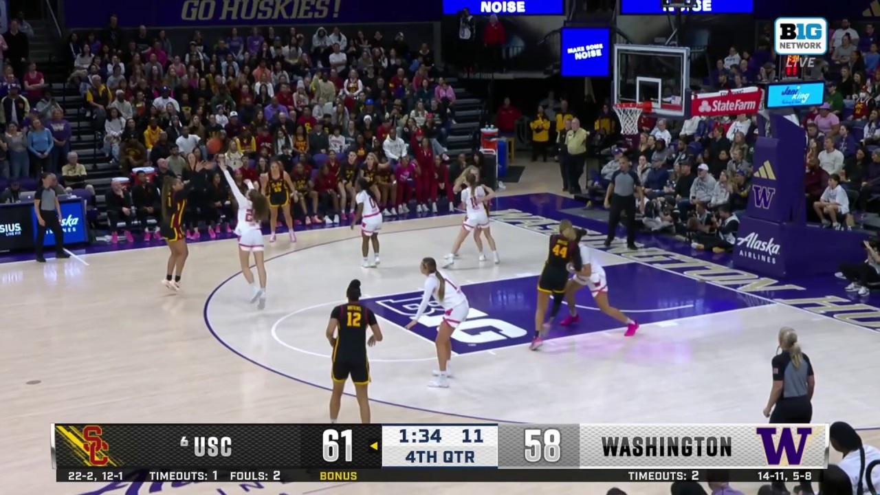 USC's Kennedy Smith makes 3-pointer to seal win against Washington