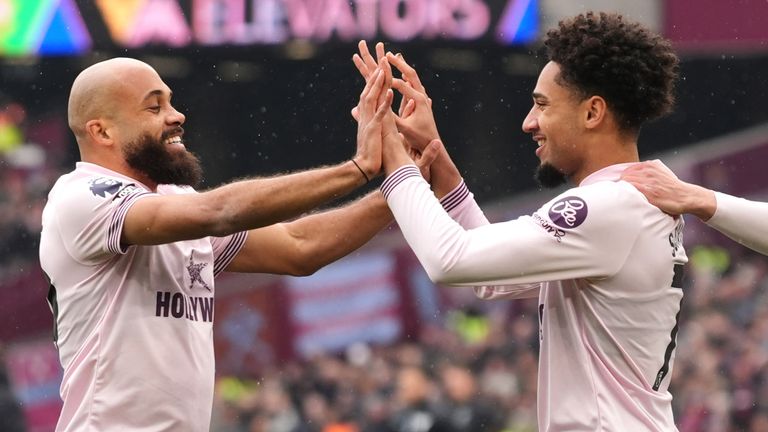 West Ham 0-1 Brentford: Kevin Schade strike sees Bees record club-record third straight top-flight away win