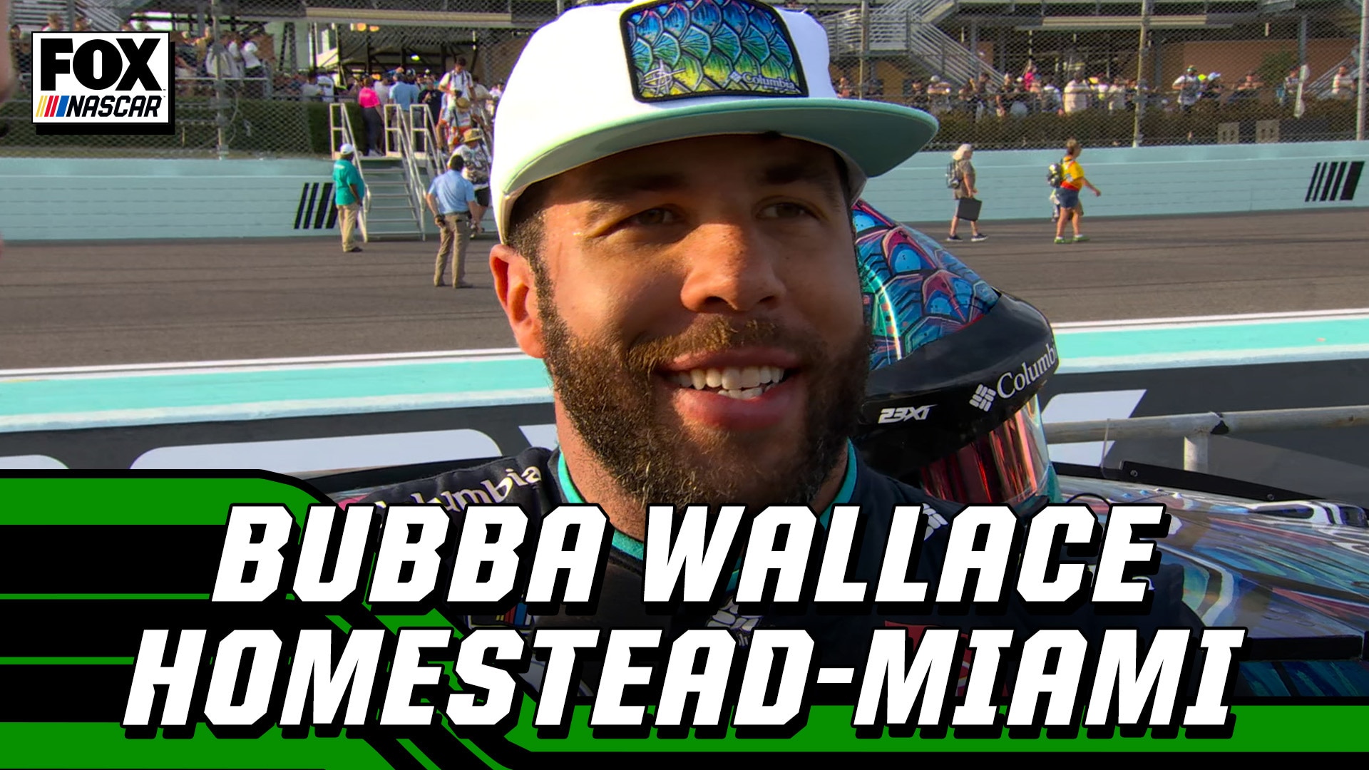 'We're damn sure competitive each and every stop!' - Bubba Wallace recaps top three finish at Straight Talk Wireless 400