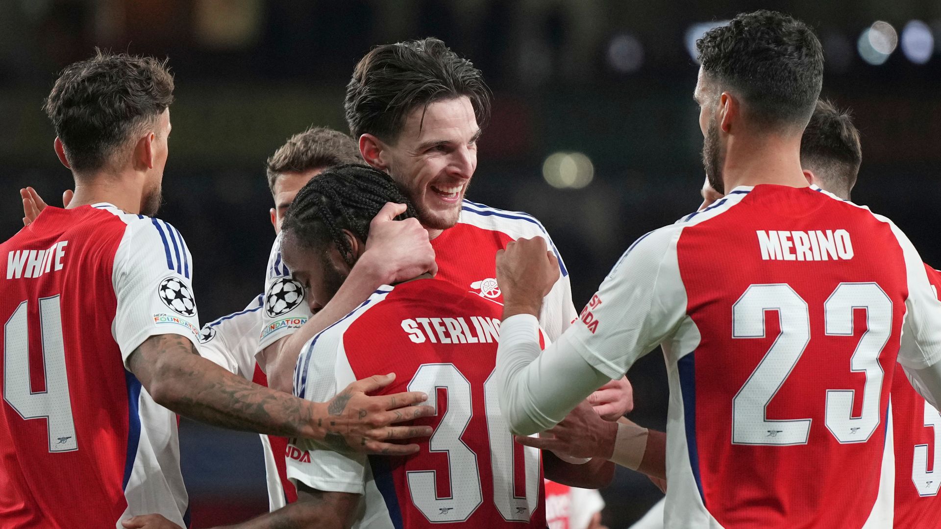 Arsenal 2-2 PSV Eindhoven (9-3 agg): Raheem Sterling impresses as Gunners ease into Champions League last eight