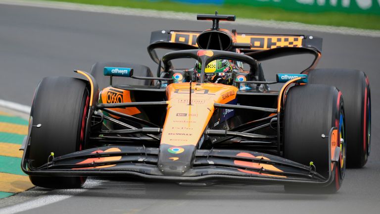 Australian GP: Oscar Piastri fastest in Practice Three as Lewis Hamilton only eighth ahead of qualifying