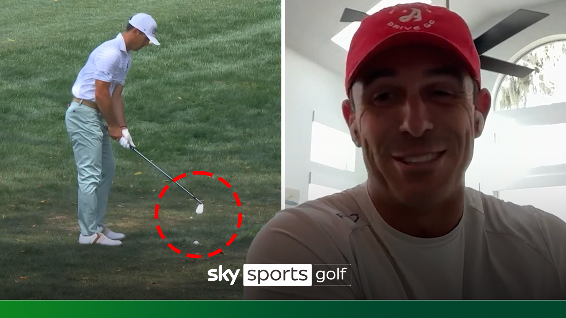 Billy Horschel analyses his UNREAL left-handed shot at the Valspar Championship