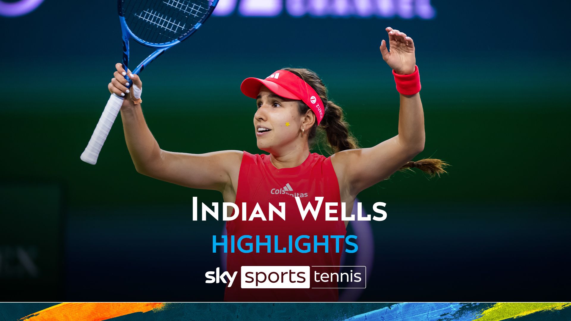 Camila Osorio vs Naomi Osaka | Indian Wells highlights