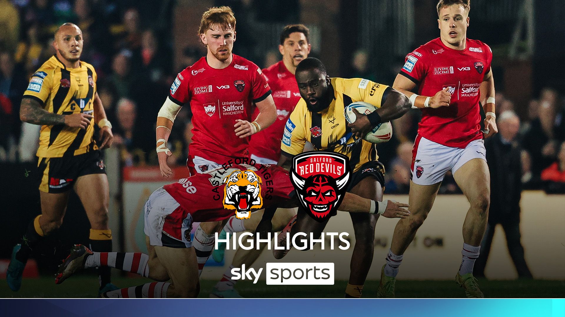 Castleford Tigers 22-14 Salford Red Devils | Super League highlights