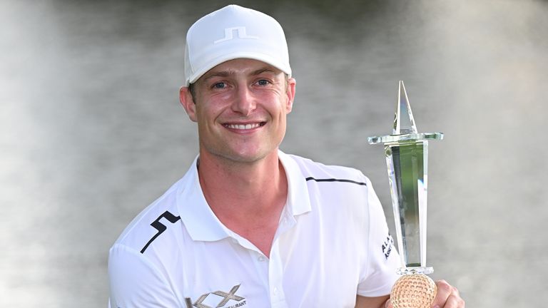 DP World Tour: Scotland's Calum Hill wins Joburg Open after final-round 62 forces three-way play-off