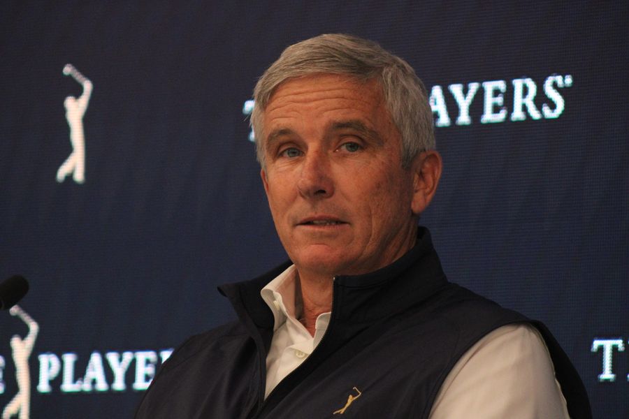 Deadspin | Jay Monahan discusses 'ebbs and flows' of PGA-LIV talks, pace of play