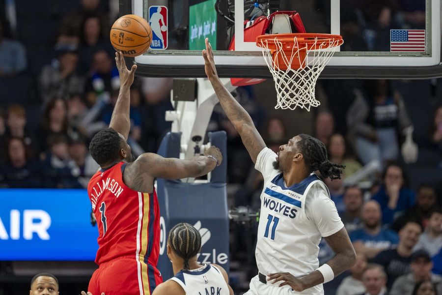 Deadspin | Zion Williamson (29 points) carries Pelicans past Wolves