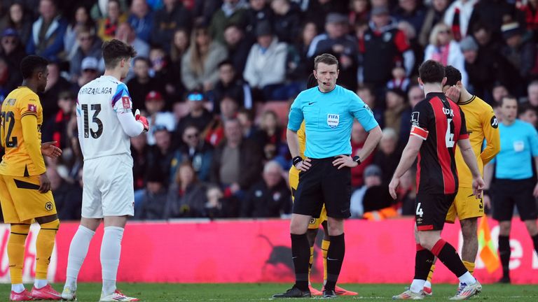 FA Cup: SEVEN-minute goal check at Bournemouth vs Wolves despite semi-automated offside technology branded 'embarrassing'  by fans