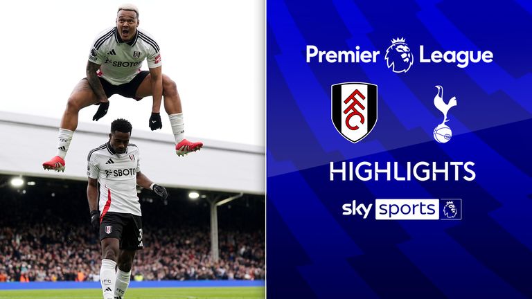 Fulham 2-0 Tottenham: Ange Postecoglou calls Spurs record 'unacceptable' in wake of 15th Premier League defeat